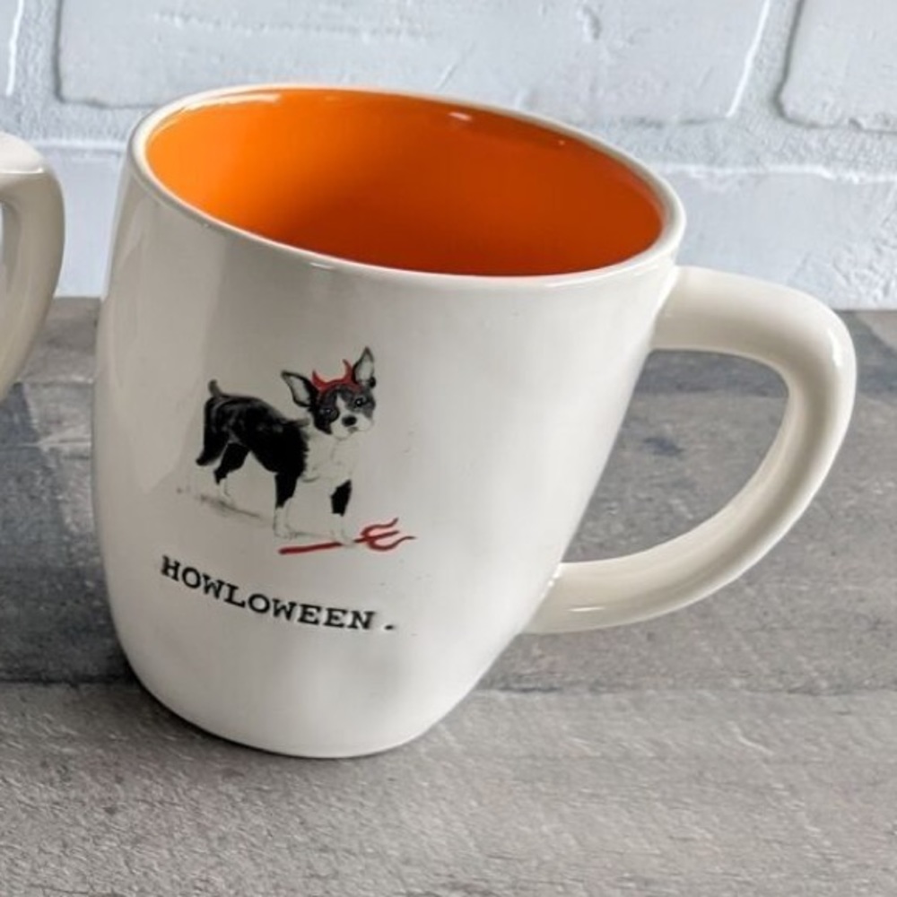 🆕🎃 ‘Howloween’ Dog Mug - Rae Dunn - Limited Edition & Discontinued - RARE - Picture 2 of 2